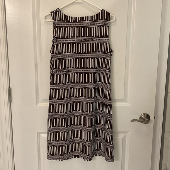 Jude Connally Brown and White Dress size Medium - Picture 6 of 6